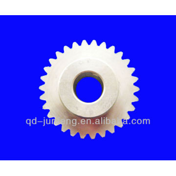 Machining cast gear for centrifugal pump